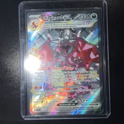 Pokemon TCG Charizard EX Scarlet & Violet Paldean Fates Promo Card #74 - NM - Image 1