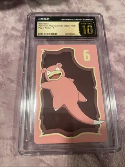 CGC Pristine 10 Gold Label Slowpoke 2022 Korean Paper Safari #6 Pokemon Card - Image 1