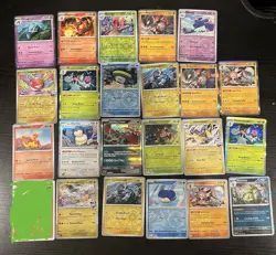22 Holo And Reverse Holo Pokemon TCG Rare Cards Modern Sets Bulk Job Lot - Image 1