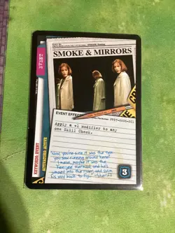 X-Files CCG Smoke & Mirrors - Promo Collectible Card Game - Image 1