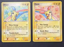 Pokemon Minun 67/101 and Plusle 69/101 Hidden Legends Regular Card - Image 1
