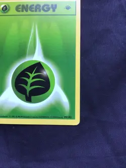 Pokemon Cards: Base Set 1st Edition Common: Grass Energy 99/102 - Image 4