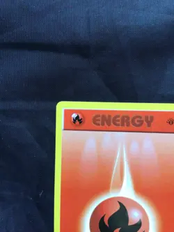 Pokemon Cards: Base Set 1st Edition Common: Fire Energy 98/102 - Image 2