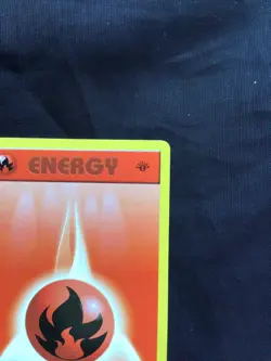 Pokemon Cards: Base Set 1st Edition Common: Fire Energy 98/102 - Image 3