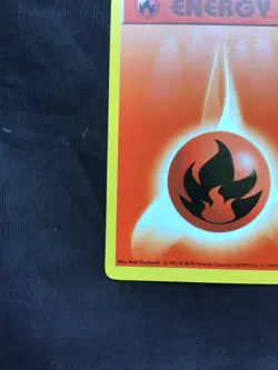 Pokemon Cards: Base Set 1st Edition Common: Fire Energy 98/102 - Image 5