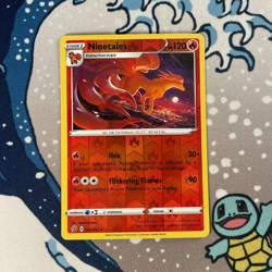 Ninetales 025/192 Reverse Holo Rare SWSH Rebel Clash Pokemon Card 2020 NM - Image 1