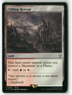 Clifftop Retreat 381 NM MTG FINAL FANTASY Commander Magic - Image 1
