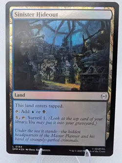 Magic: The Gathering Sinister Hideout 0184 Marvel's Spider-Man Foil - Image 1