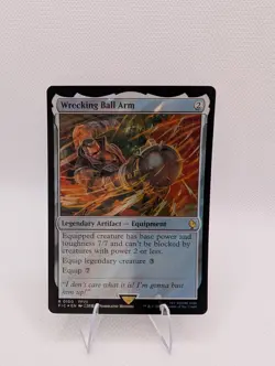 Wrecking Ball Arm (Surge Foil) Commander: Final Fantasy Foil Magic the Gathering - Image 1
