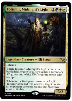 Tolsimir, Midnight's Light 0236 Non Foil Rare Murders at Karlov Manor MTG NM - Image 1