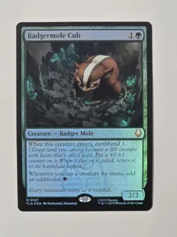 Badgermole Cub (FOIL) #0167 Avatar: The Last Airbender Magic The Gathering NM - Image 2