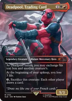 SOLD OUT MTG Marvel Secret Lair x Deadpool Non Foil - IN HAND - SEALED - Image 2