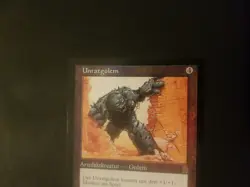 FOIL Unratgolem, Oldschool Rare Magic Mtg Karten Sammlung - Image 3