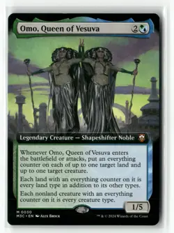 Omo, Queen of Vesuva 0030 Commander: Modern Horizons 3 M3C MTG Magic - Image 1