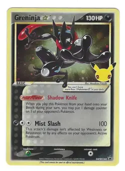 Pokemon TCG: Greninja Gold Star - SWSH144 - Sword & Shield Promos - NM - Image 1