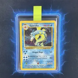 ⭐ Gyarados 6/102 ⭐ Original Holo Rare Base Set Pokemon Card 1999 WOTC TCG - Image 1