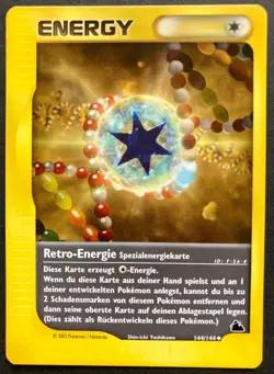 💥 Pokemon Skyridge * Retro Energy # 144/144 Uncommon 💥 2003 De/ Excellent - Image 1