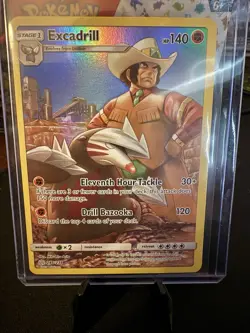 Pokemon TCG Excadrill Sun & Moon - Cosmic Eclipse 246/236 Holo Secret Rare NM - Image 1