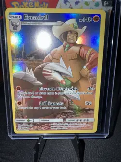 Pokemon TCG Excadrill Sun & Moon - Cosmic Eclipse 246/236 Holo Secret Rare NM - Image 5