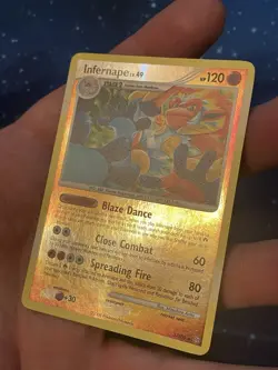 2008 Pokemon INFERNAPE Reverse Holo 3/100 Diamond Pearl Stormfront NM- Excellent - Image 2