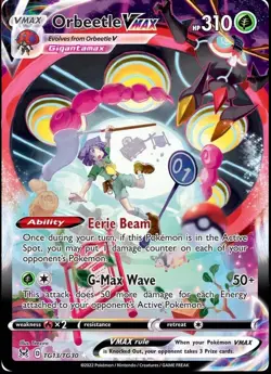 Orbeetle VMAX TG13/TG30 Swsh11: Lost Origin Trainer Gallery Holo Pokemon TCG NM - Image 1