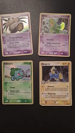 Lot 32 Cartes Pokemon Holo Et Reverse Bloc Ex Francais - Image 1