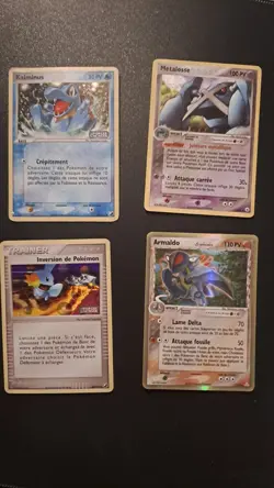 Lot 32 Cartes Pokemon Holo Et Reverse Bloc Ex Francais - Image 3
