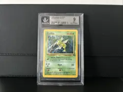 Pokemon 1999 Jungle Unlimited Scyther Holo #10 BGS 9 - Image 1