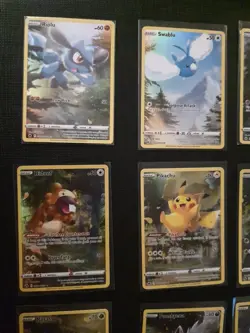 LP Pokemon TCG Crown Zenith Galarian Gallery NM Full Art Set 9 GG26 GG34 Pikachu - Image 2