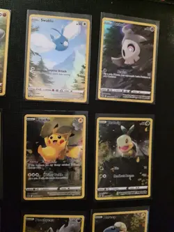 LP Pokemon TCG Crown Zenith Galarian Gallery NM Full Art Set 9 GG26 GG34 Pikachu - Image 5