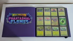 Pokemon Phantasmal Flames 100% Master Base Set with ReverseHolo ex Promo Binder - Image 1
