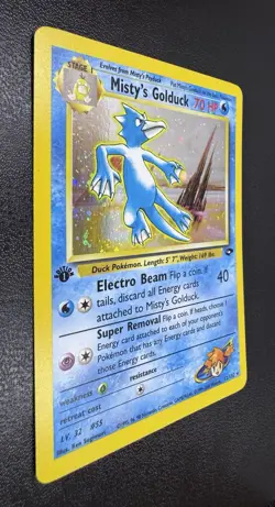 Misty's Golduck 12/132 Pokemon Gym Challenge Holo 1st Edition LP++-MT RARE - Image 3