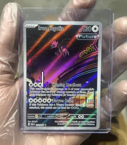 Iron Jugulis - 216/182 Pokemon SV04: Paradox Rift Holo Illustration Rare NM - Image 1