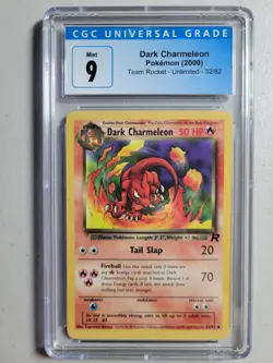 2000 POKEMON ROCKET DARK CHARMELEON 32/82 CGC 9 - Image 1