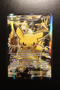 Pokemon PIKACHU EX ° XXL ° KARTE ° XY123 KP130 BASIS 2016 - Image 1