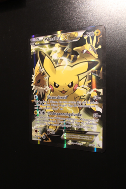 Pokemon PIKACHU EX ° XXL ° KARTE ° XY123 KP130 BASIS 2016 - Image 3