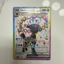 Umbreon ex 176 Prismatic Evolutions Premium Figure Collection Promo Pokemon TCG - Image 1
