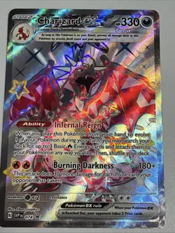 Pokemon TCG Charizard EX #74 Promo Paldean Fates 2024 NM D - Image 1