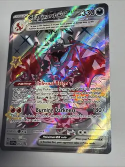 Pokemon TCG Charizard EX #74 Promo Paldean Fates 2024 NM D - Image 2