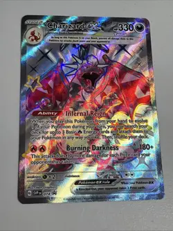 Pokemon TCG Charizard EX #74 Promo Paldean Fates 2024 NM D - Image 3