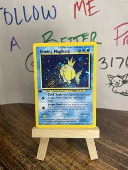 ✨ Pokemon, Shining Magikarp, “DOUBLE” HOLO Error, 1ST EDITION, Neo Revelation ✨ - Image 1
