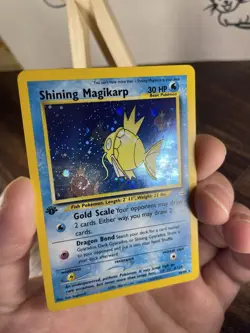 ✨ Pokemon, Shining Magikarp, “DOUBLE” HOLO Error, 1ST EDITION, Neo Revelation ✨ - Image 4