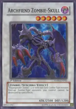 Yugioh! MP Archfiend Zombie-Skull - ANPR-EN042 - Super Rare - Unlimited Edition - Image 1