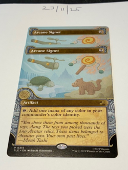 Magic the Gathering MTG Arcane Signet x2 Rare Showcase Cards NM/M Avatar - Image 1