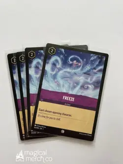 Disney Lorcana Freeze 63/204 Common NM Card Regular 4x - Image 1