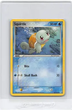 Squirtle 63/100 - NONHOLO - COMMON - Crystal Guardians - 2006 Pokemon Card - HP - Image 1