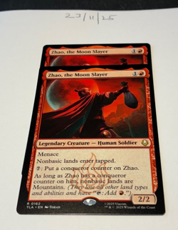 Magic the Gathering MTG Zhao, the Moon Slayer x2 Rare Cards NM/M Avatar - Image 1