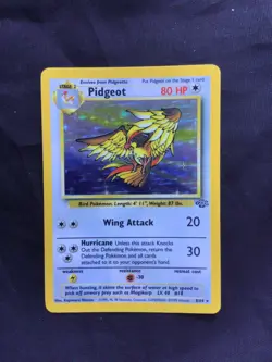 Pokemon Cards: Jungle Rare Holo: Pidgeot 8/64 - Image 1