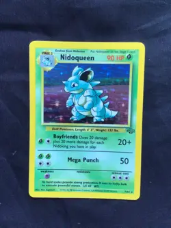 Pokemon Cards: Jungle Rare Holo: Nidoqueen 7/64 - Image 1