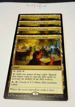 Magic the Gathering MTG Jasmine Dragon Tea Shop x4 Rare Cards NM/M Avatar - Image 1